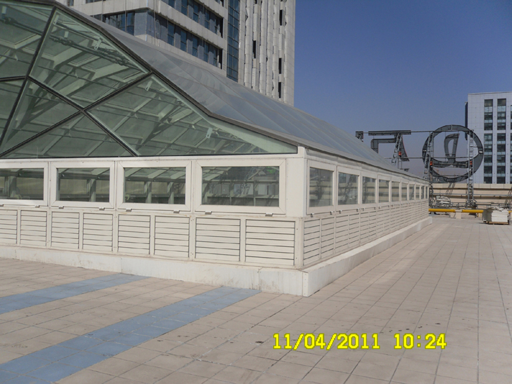 呼市萬達廣場-消防聯動百葉窗